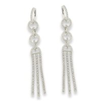 Orecchini Domar Gioielli Donna ORECCHINI ARGENTO 925 in Argento Cubic Zirconia EZC110003